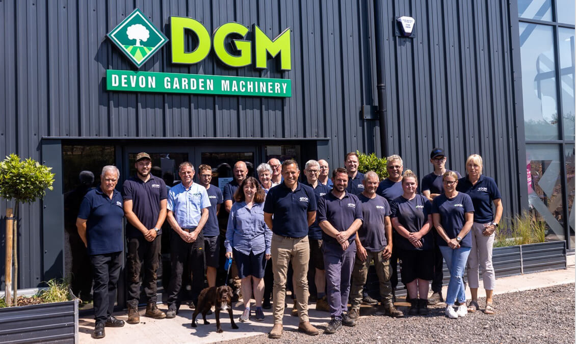 The Devon Garden Machinery team.