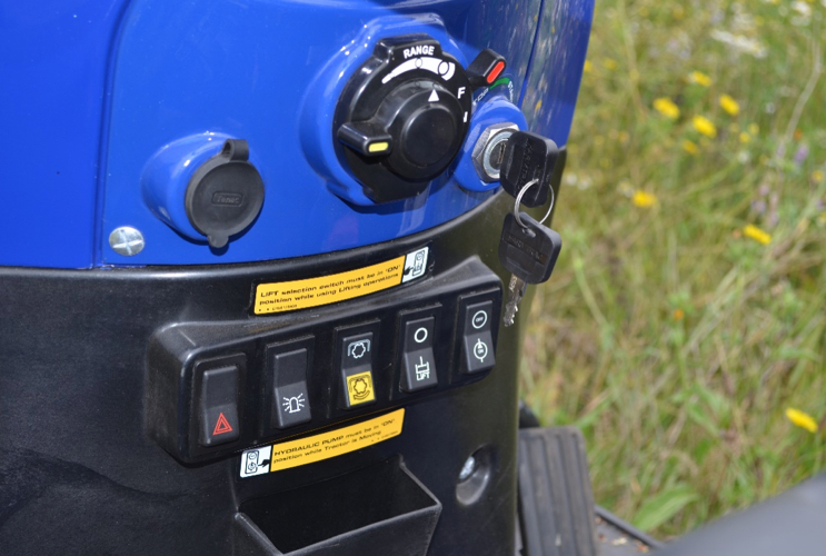A range of switches to control the Farmtrac FT25G tractor.