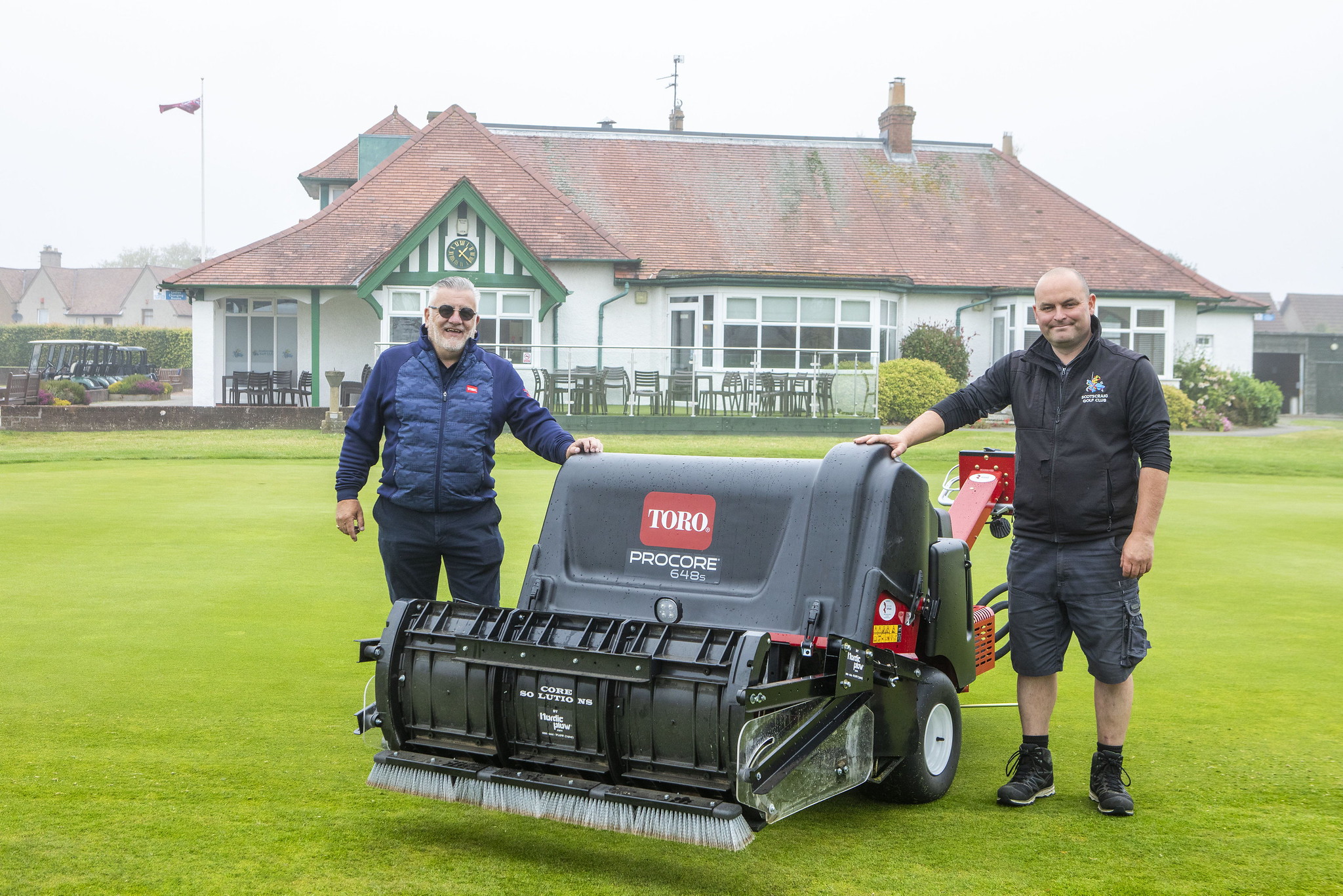 Toro ProCore 648s at Scotscraig Golf Club