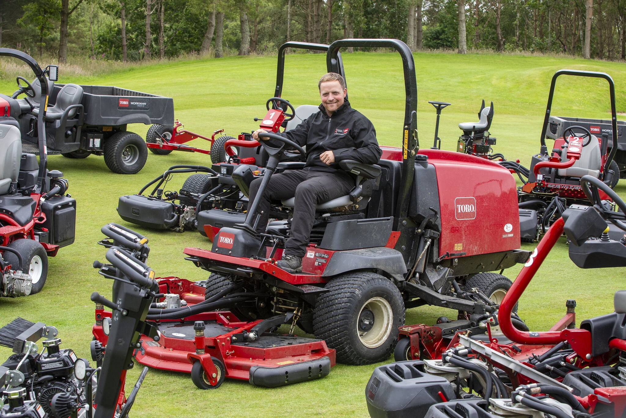 Christopher Lamb, course manager, Newmachar Golf Club