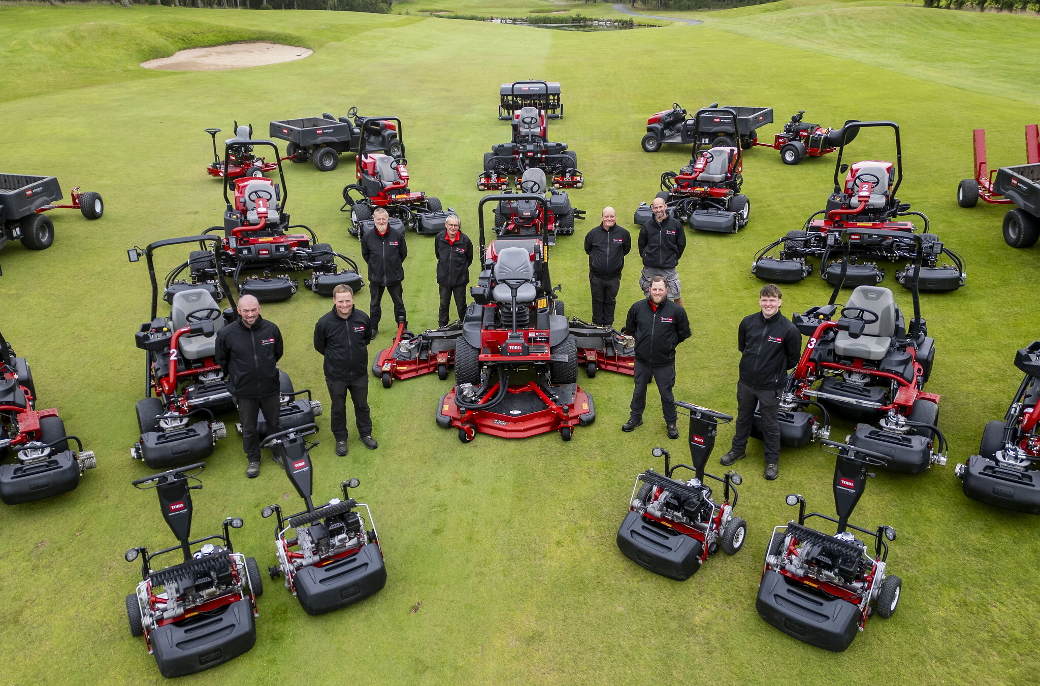 The course management team at Newmachar